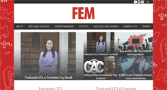 Desktop Screenshot of femmagazine.com